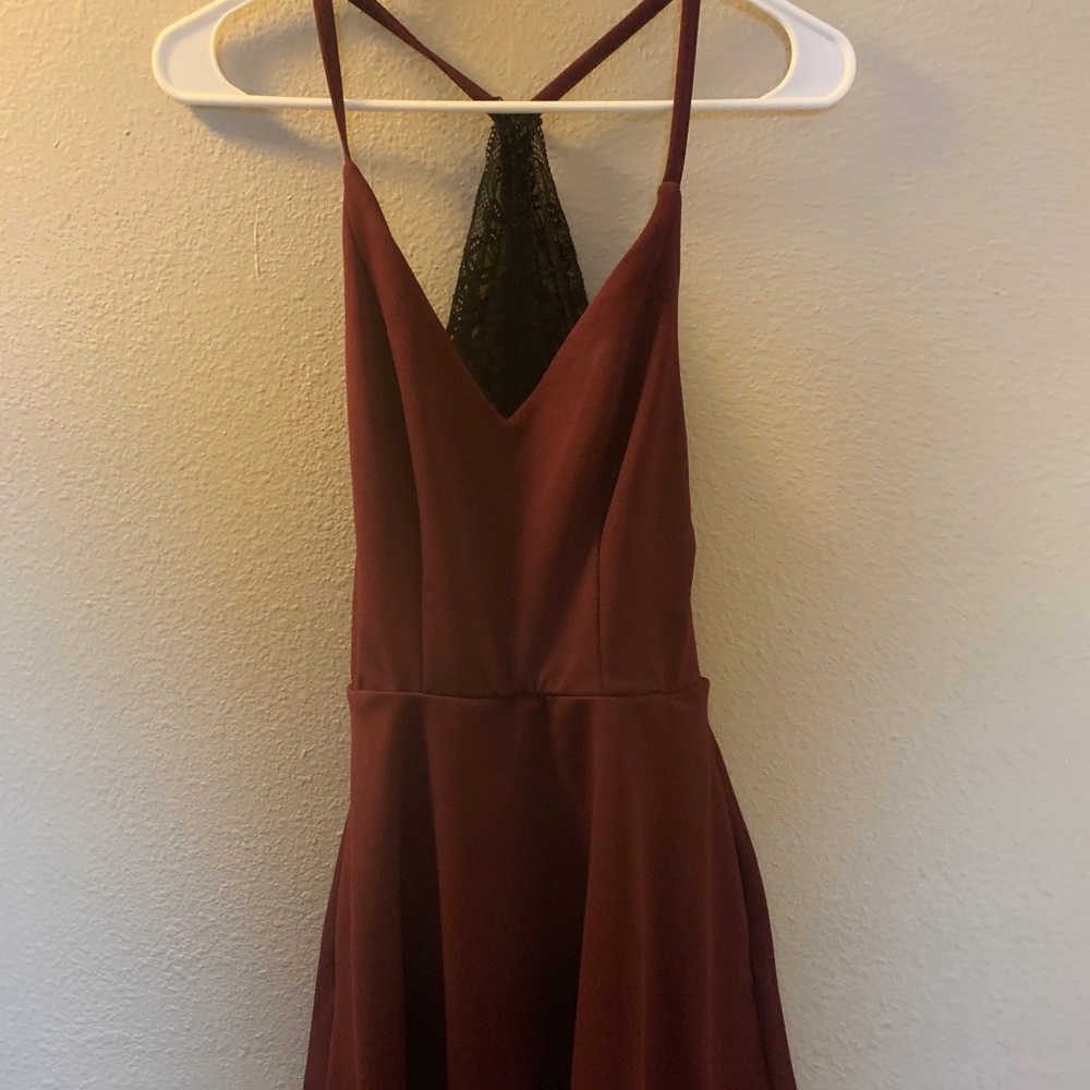 Burgundy Dress